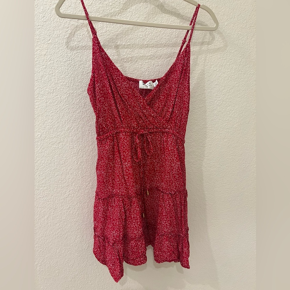 Hello Molly Red Patterned Dress